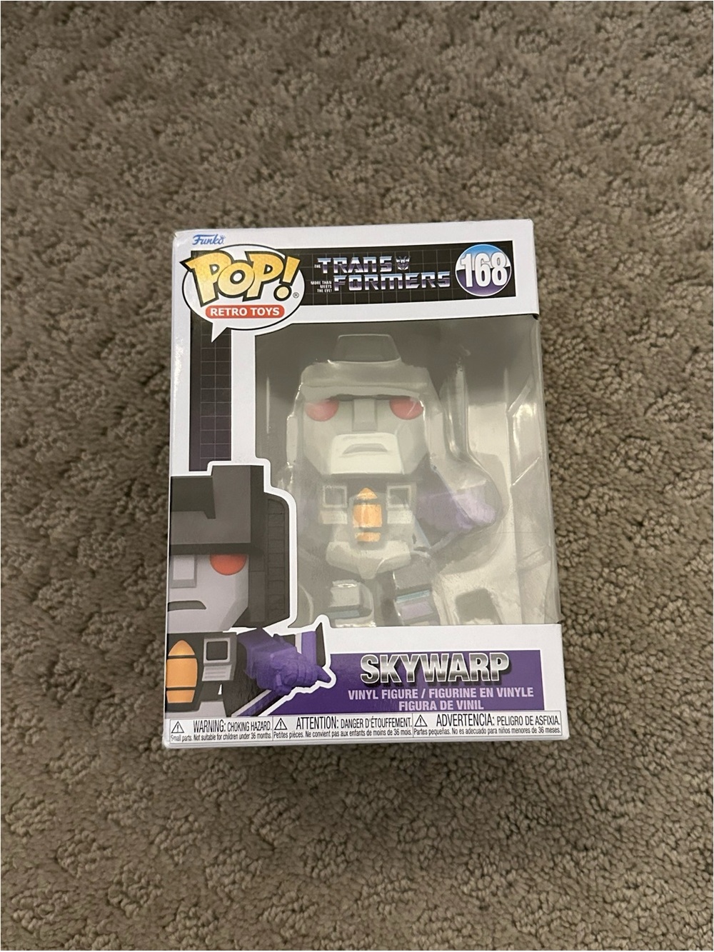 BRAND NEW Funko Pop! Retro Toys Transformers Skywarp #168 Vinyl Figure